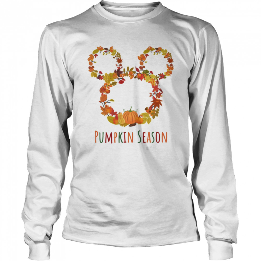 Pumpkin Season Mickey Disneyland Halloween shirt Long Sleeved T-shirt