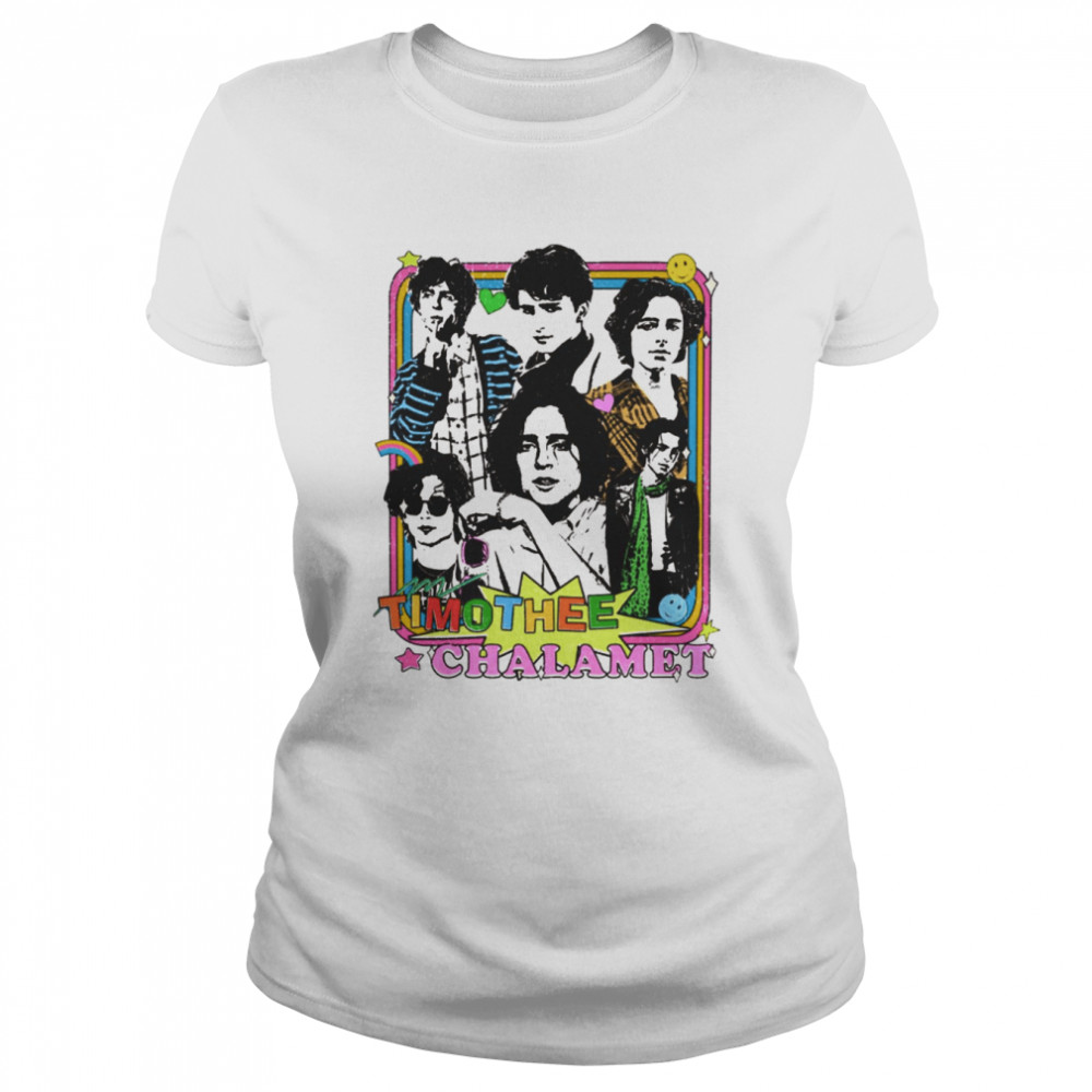 Timothee Chalamet Retro Vintage 90s shirt Classic Women's T-shirt