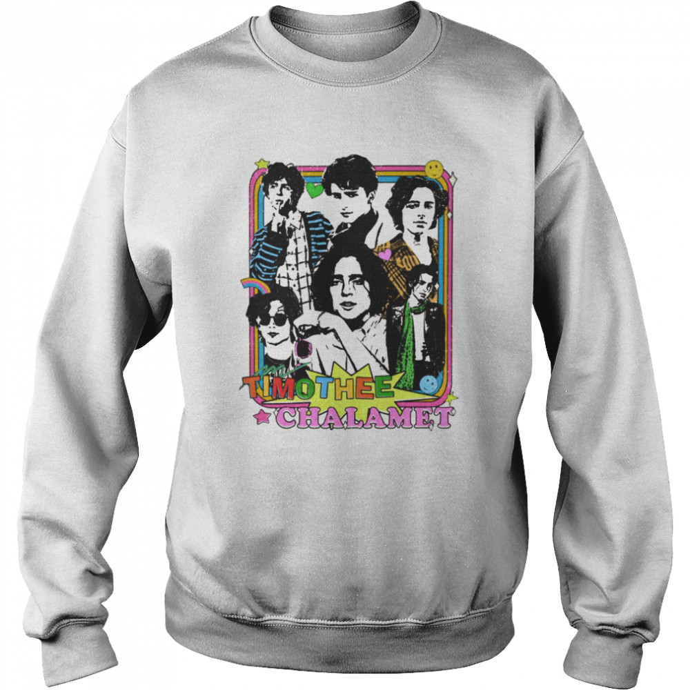 Timothee Chalamet Retro Vintage 90s shirt Unisex Sweatshirt