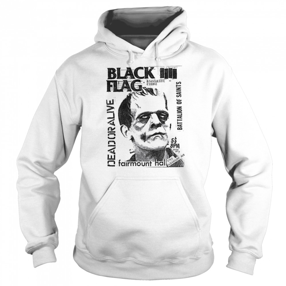 Vintage Black Flag Rock Band shirt Unisex Hoodie