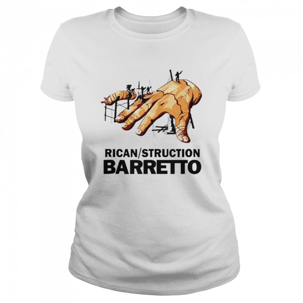 Ray Salsa Dura Barretto Rican Struction Vintage De Fania Classic Women's T-shirt