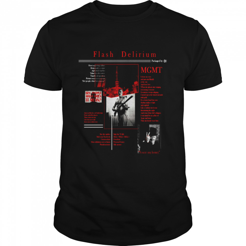 Flash Delirium MGMT Band shirt