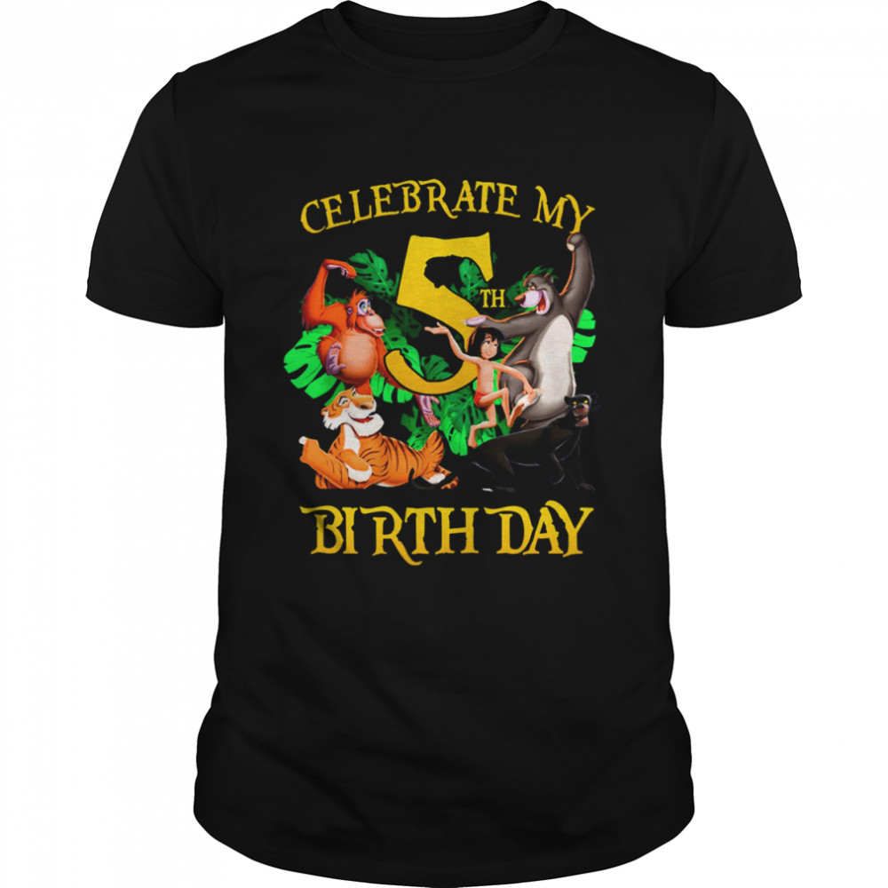 Celebrate My Birthday The Jungle Book shirt
