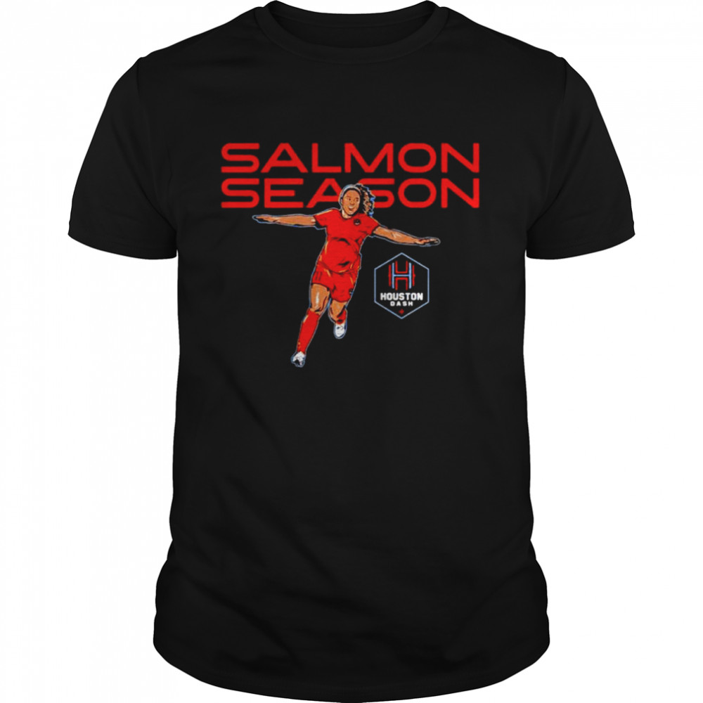 Ebony Salmon Season Houston Dash shirt