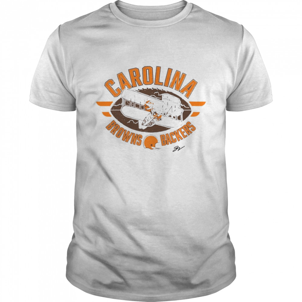 Carolina Browns Backers Grey T shirt