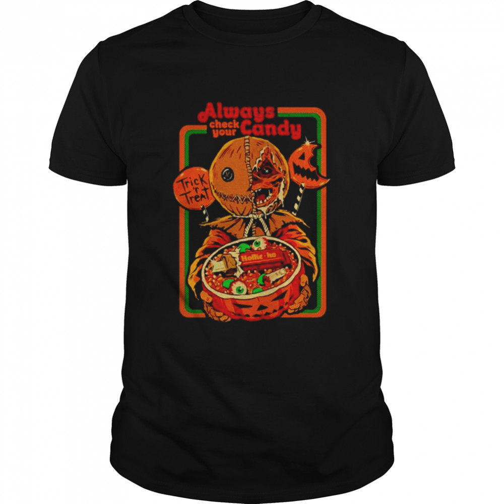 Always check your candy trick or treat shirt Classic Men's T-shirt