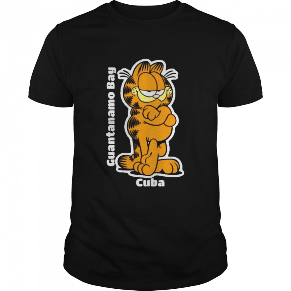 Garf-tanamo Bay Garfield Cat Funny shirt Classic Men's T-shirt