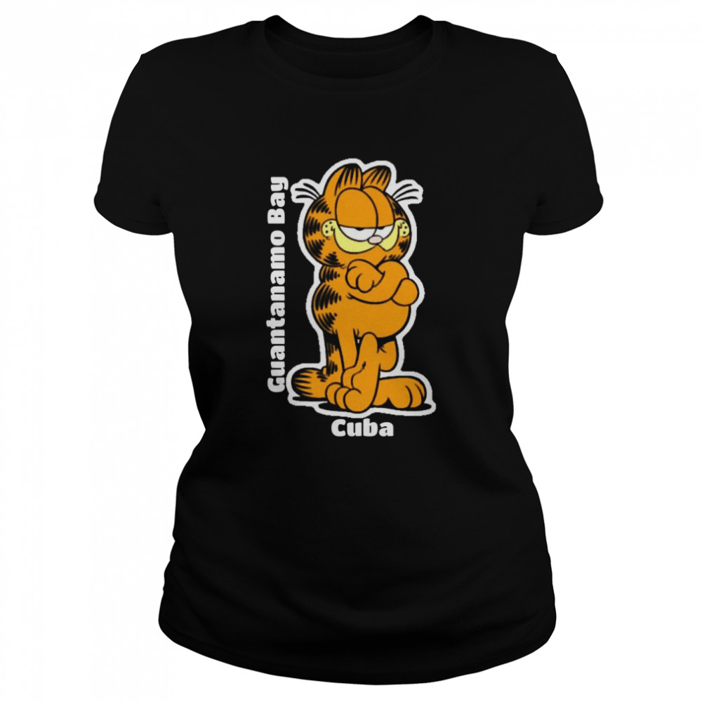 Garf-tanamo Bay Garfield Cat Funny shirt Classic Women's T-shirt