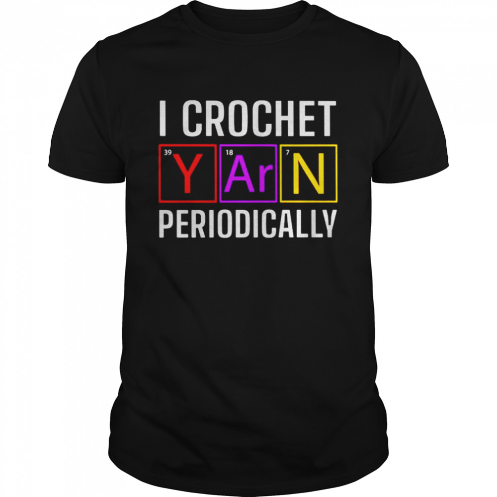 I crochet yarn periodically shirt Classic Men's T-shirt