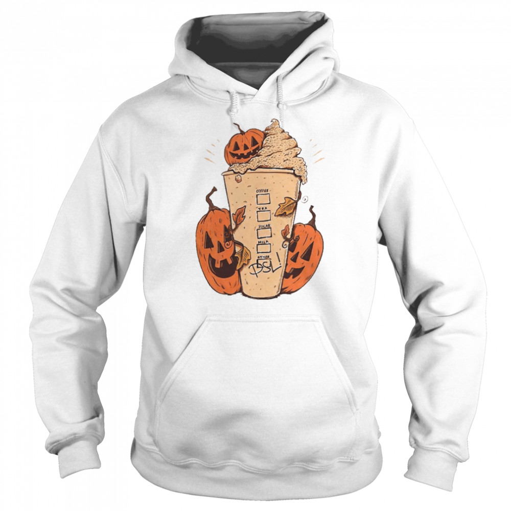 Pumpkin Spice Latte Halloween T- Unisex Hoodie