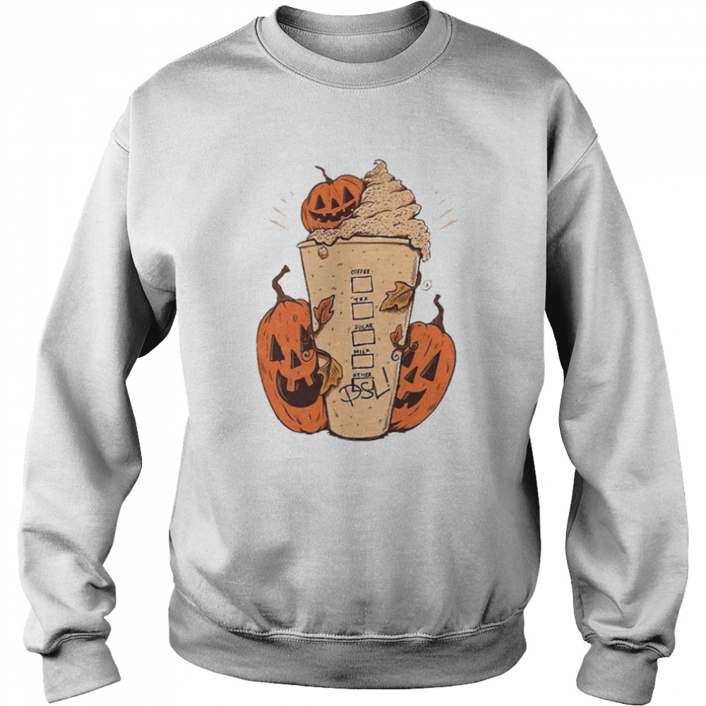Pumpkin Spice Latte Halloween T- Unisex Sweatshirt