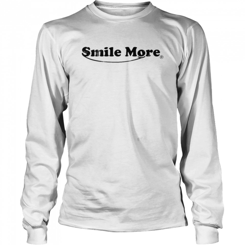 Smile More Logo Long Sleeved T-shirt