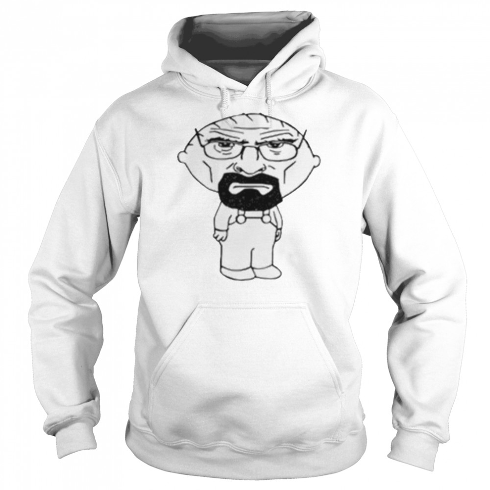 Walter white stewie griffin shirt Unisex Hoodie