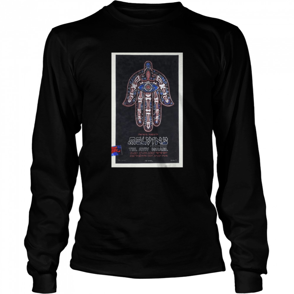 Tel Aviv Israel Poster Black Velvet Variant 2007 shirt Long Sleeved T-shirt