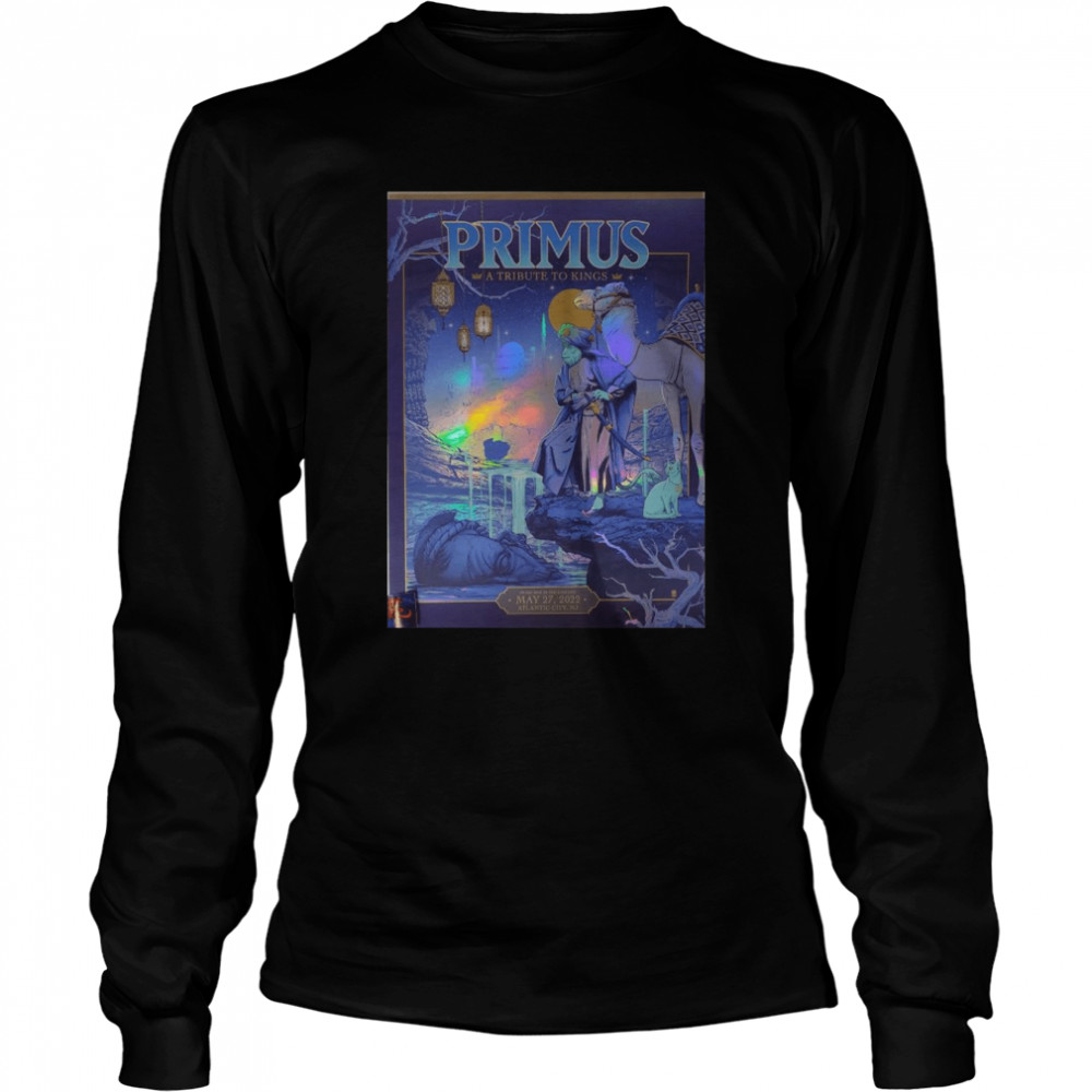 Vance Kelly Primus Atlantic City Poster Foil Variant Artist Edition 2022 shirt Long Sleeved T-shirt