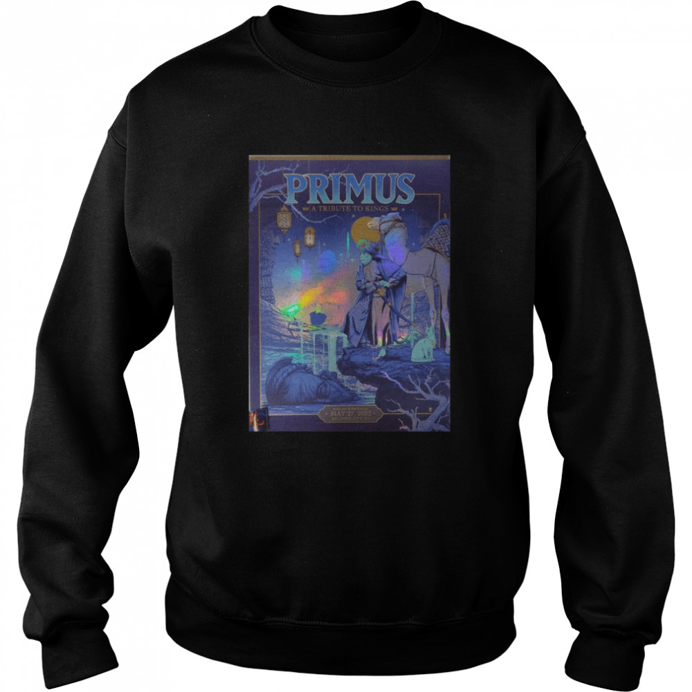 Vance Kelly Primus Atlantic City Poster Foil Variant Artist Edition 2022 shirt Unisex Sweatshirt