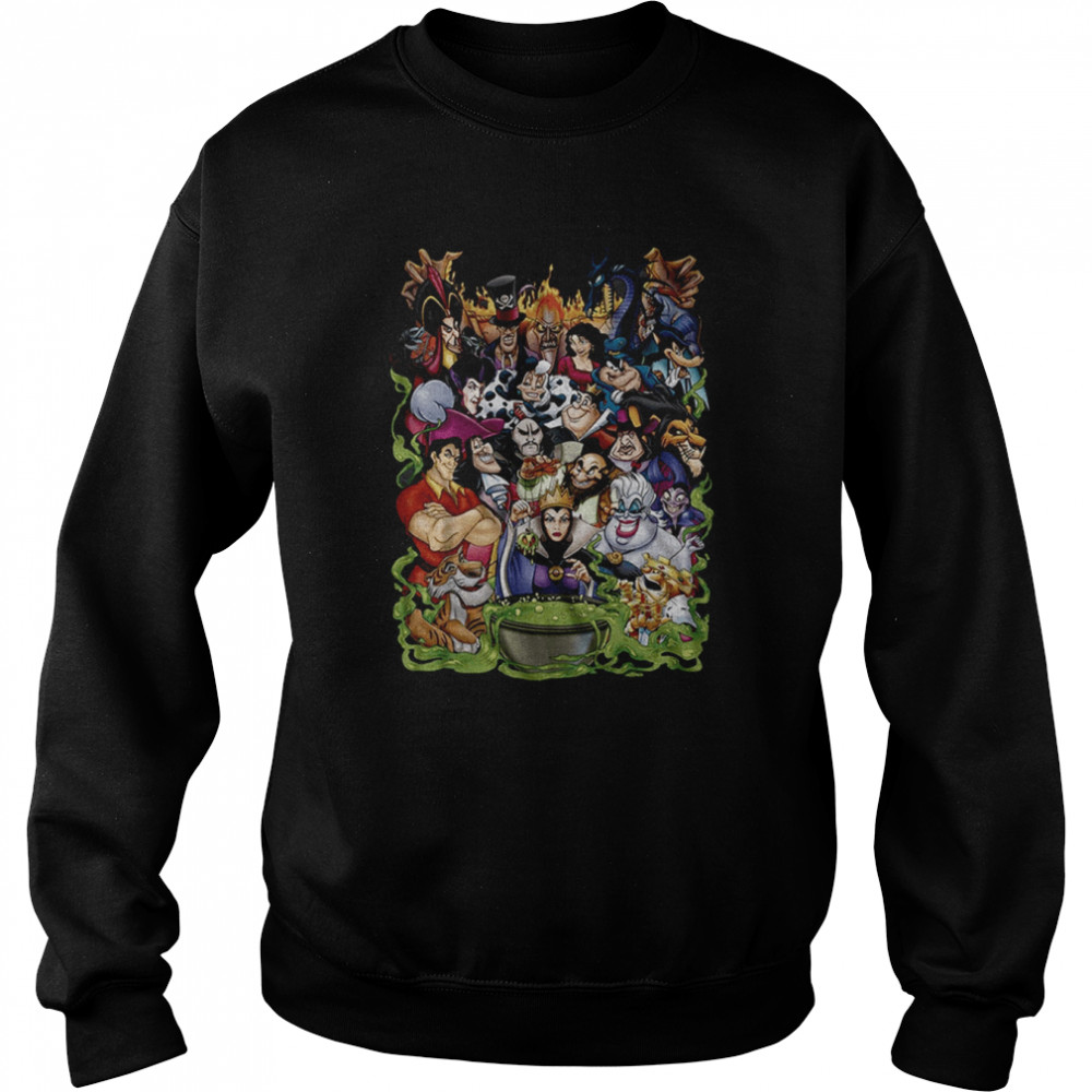 Villain Group Ringer Villain Disney And Pixar Holiday shirt Unisex Sweatshirt