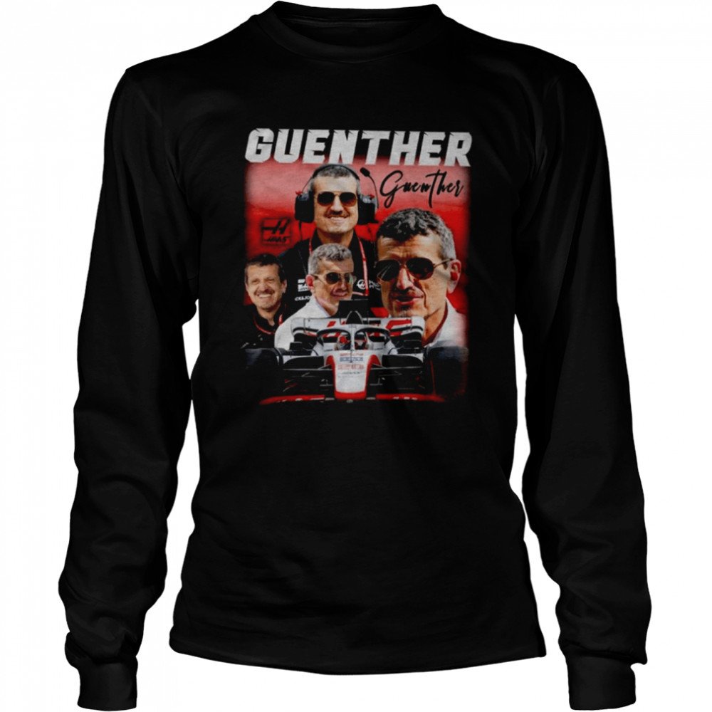 Vintage Guenther Steiner Team Haas F1 Formula 1 2022 Rich Energy shirt Long Sleeved T-shirt