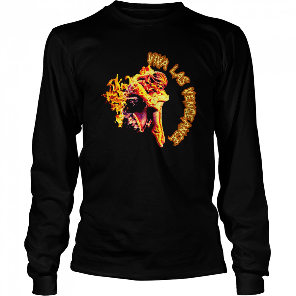 Viva Las Vengeance Fire Woman Panic! At The Disco shirt Long Sleeved T-shirt