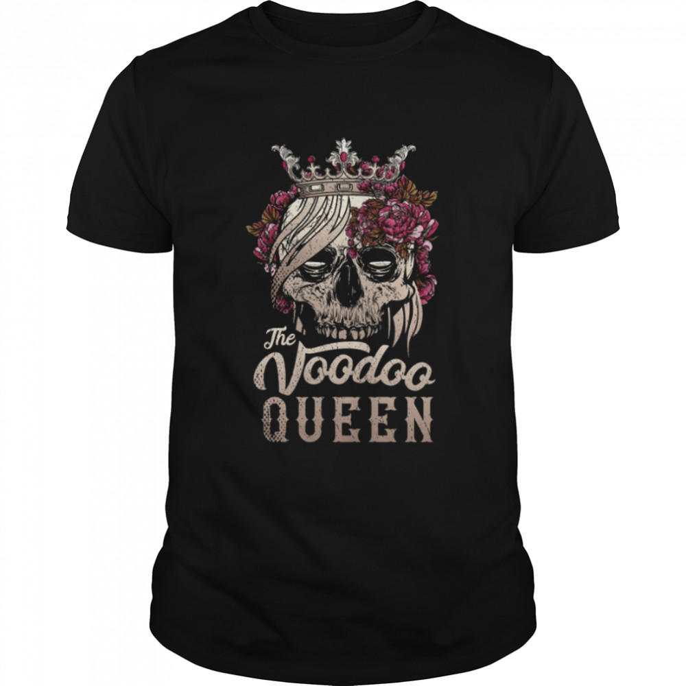 Voodoo Queen Skull Voodoo shirt Classic Men's T-shirt