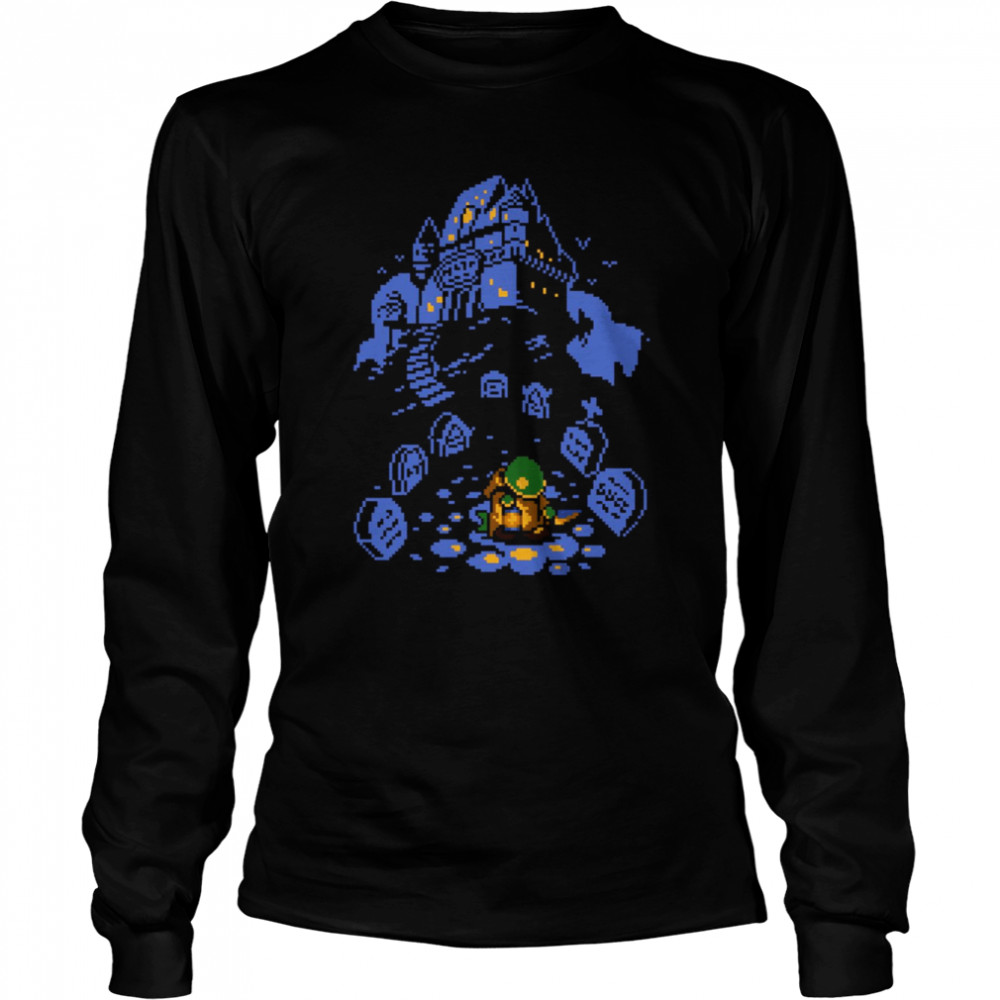 Welcome To The Ghost Hotel Pixel Ginal Fanatasy shirt Long Sleeved T-shirt