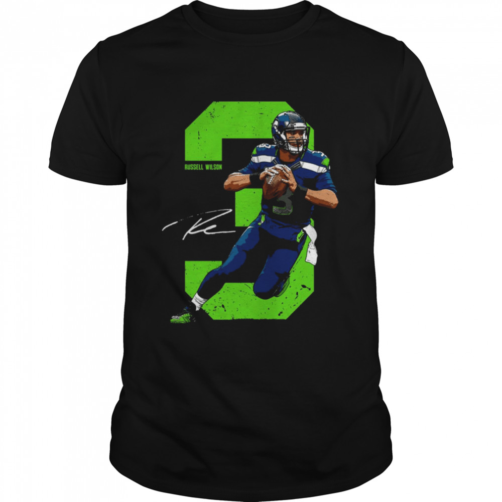 Wilson Quarterback Seattle Football shirt Classic Men's T-shirt