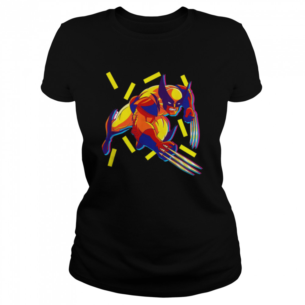 Wolverine 90s X Men Marvel Comics Holiday shirt Classic Women's T-shirt