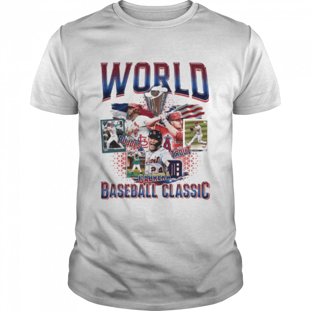 World Baseball Classic Albert Pujols Mike Trout Miguel Cabrera All Star  2022 Unisex T-Shirt – Teepital – Everyday New Aesthetic Designs