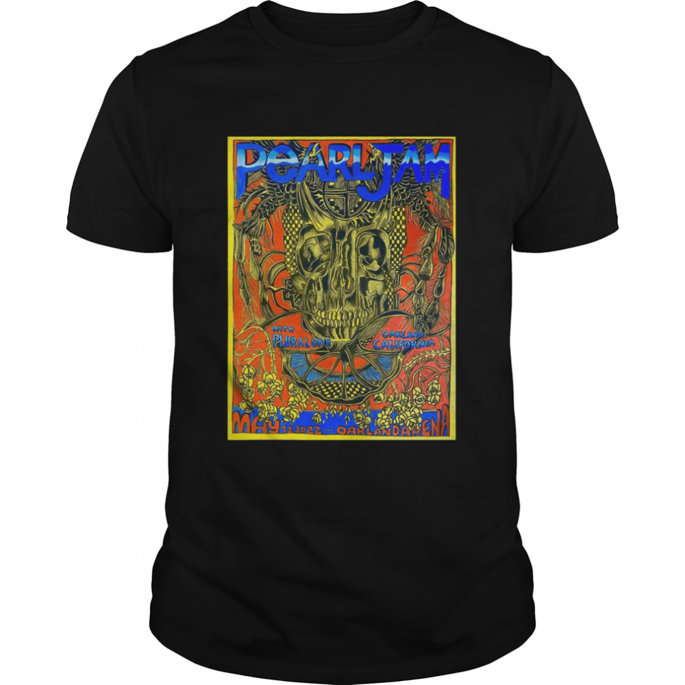 Zio Ziegler Shredders Digest Pearl Jam Oakland Poster Artist Edition 2022 shirt Classic Men's T-shirt