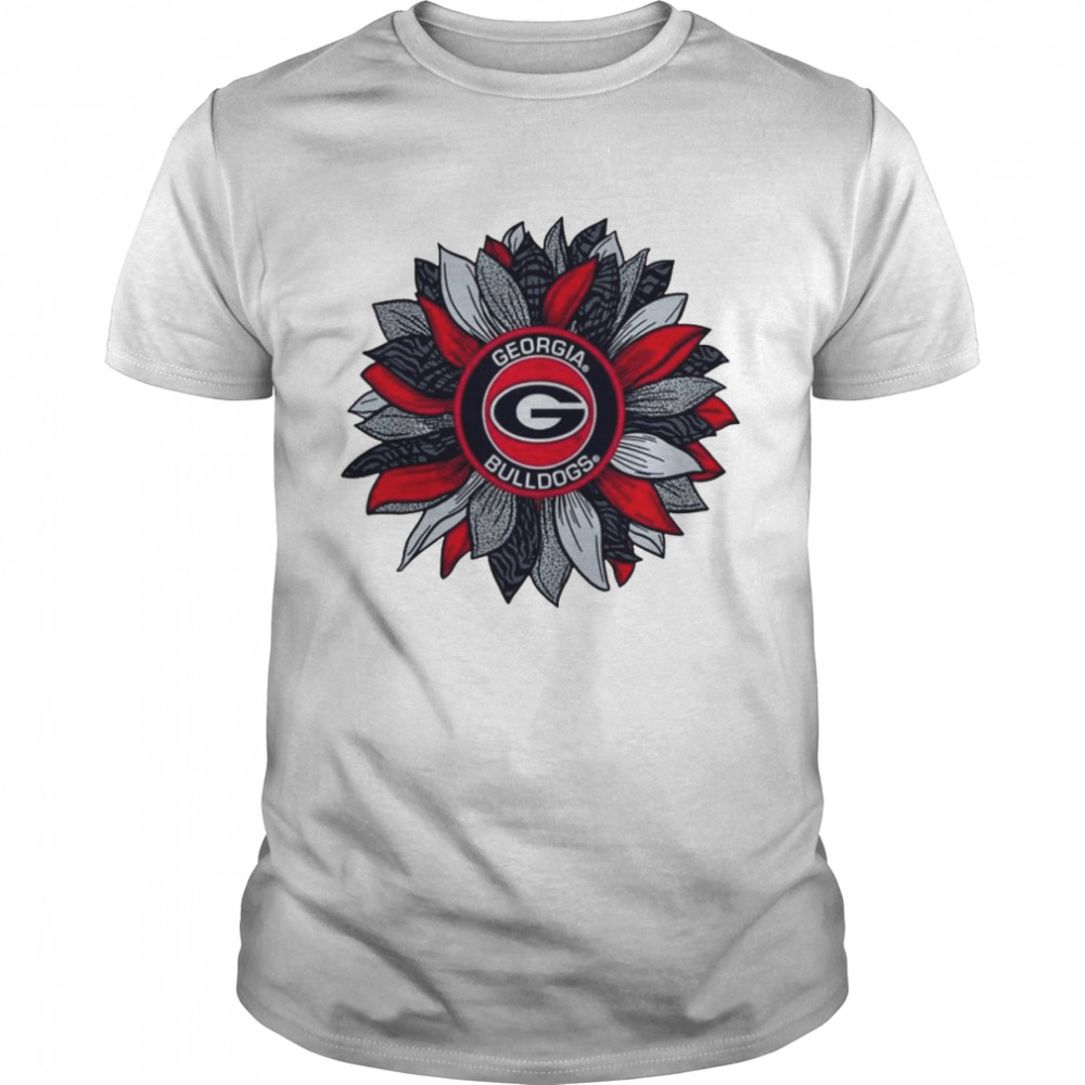 Flower Georgia Bulldogs shirt