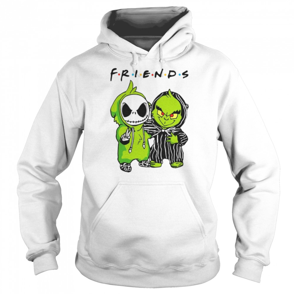 Jack skellington and 2025 the grinch hoodie