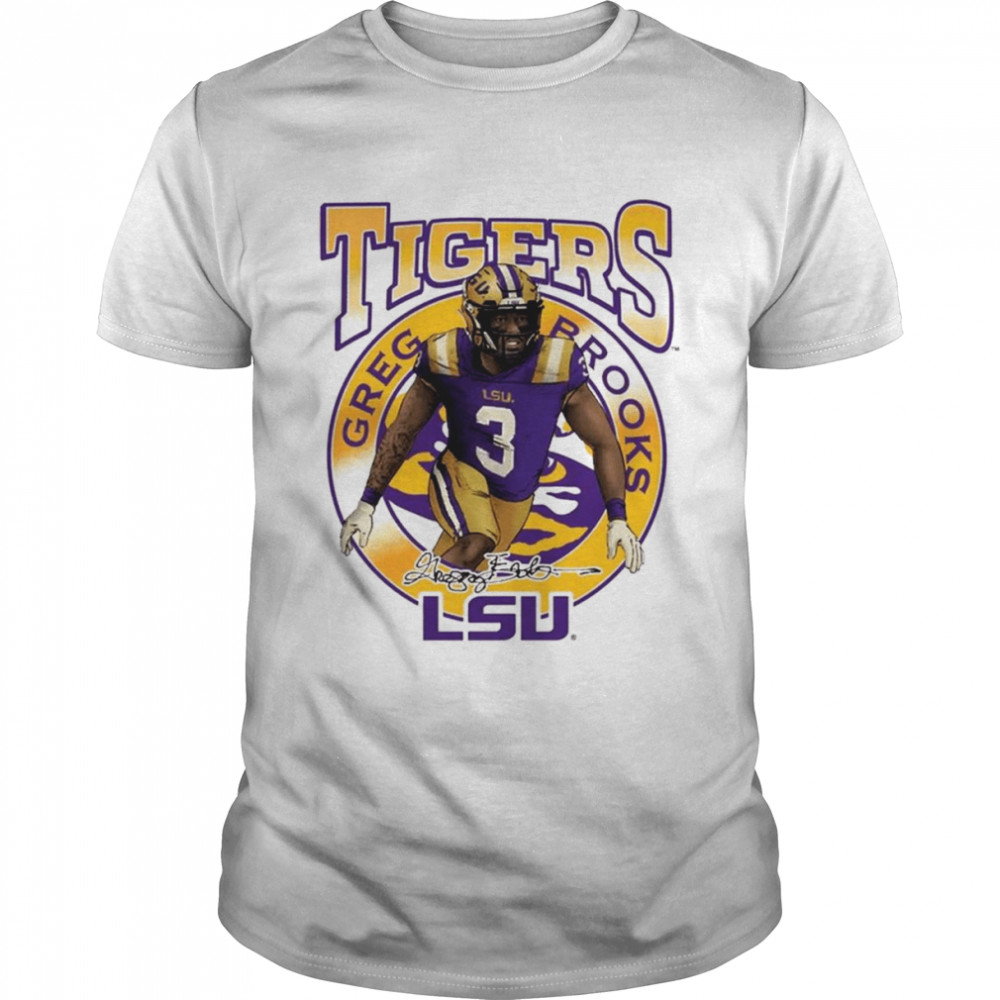 LSU Tigers Greg Brooks Eye Of The Tiger T- Classic Men's T-shirt