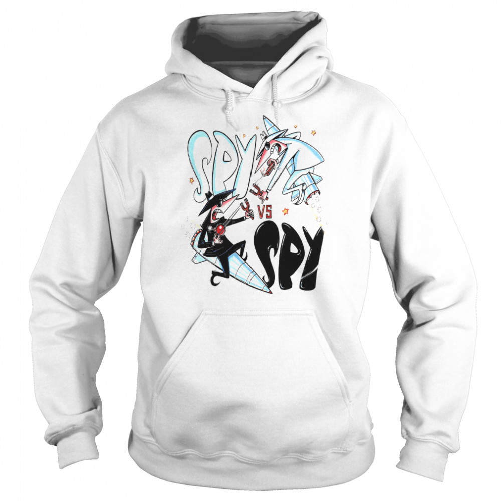 SPY vs SPY Megazine Cartoon Logo shirt Unisex Hoodie