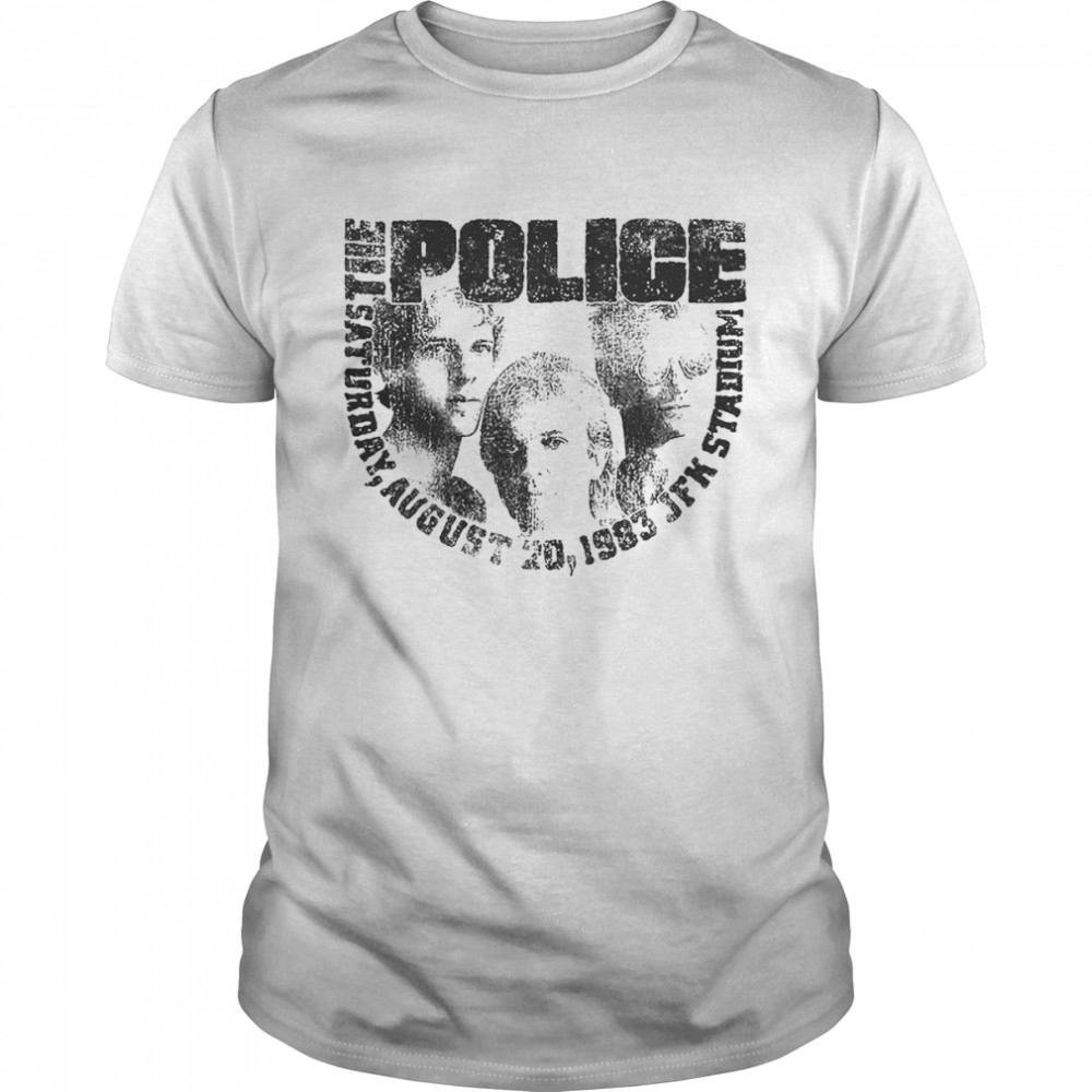 The Police 1983 Concert T- Classic Men's T-shirt