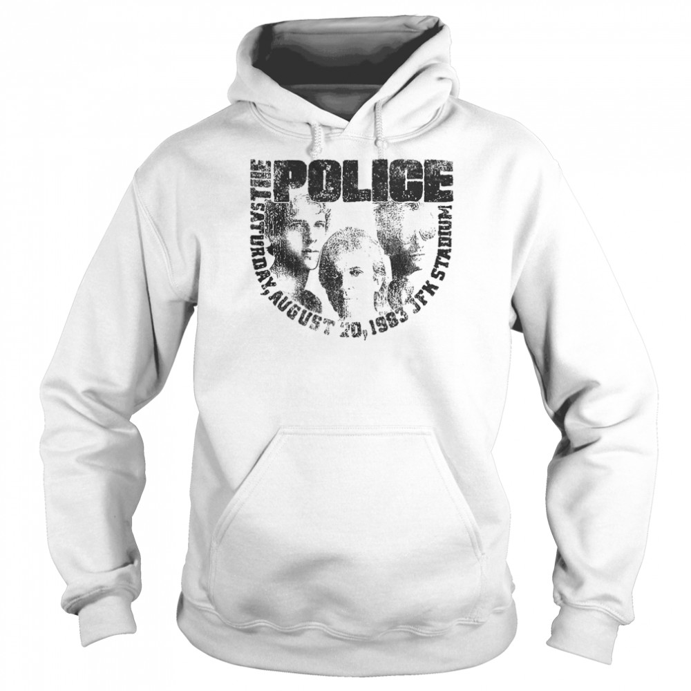 The Police 1983 Concert T- Unisex Hoodie