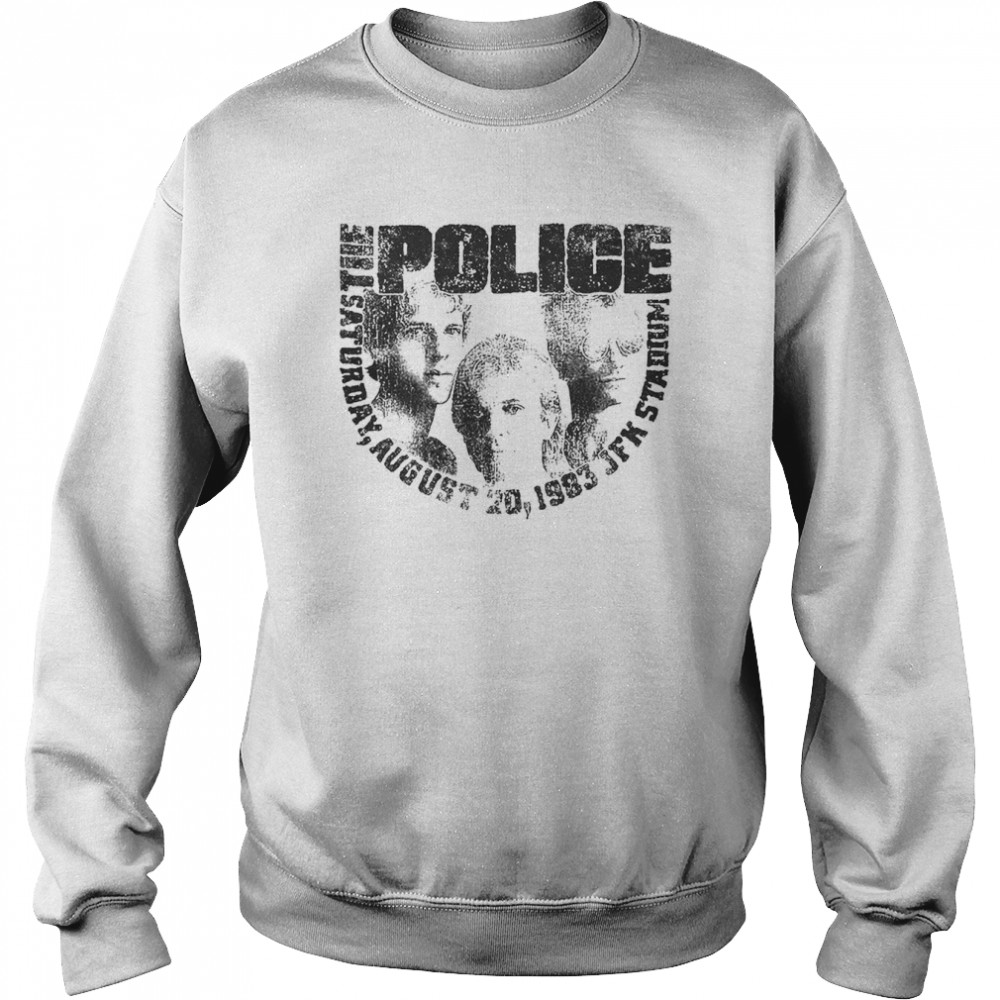 The Police 1983 Concert T- Unisex Sweatshirt