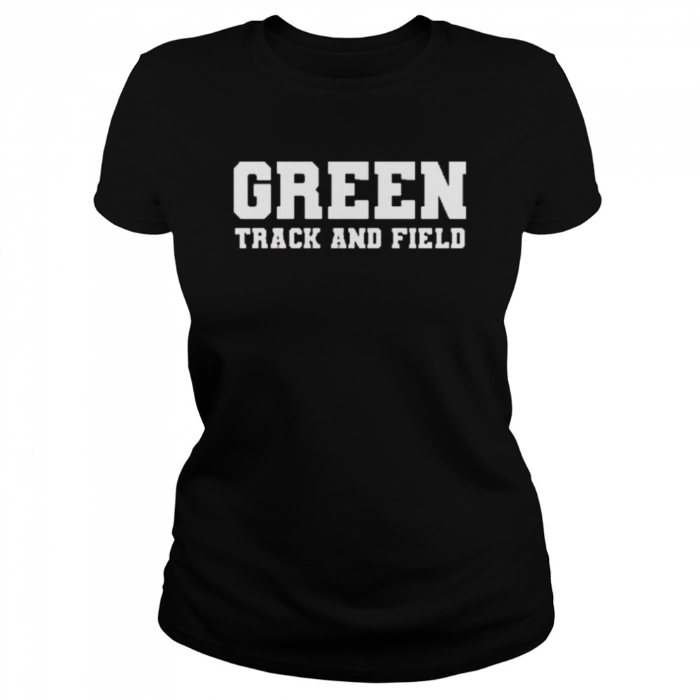 Green Track and Field shirt Classic Women's T-shirt