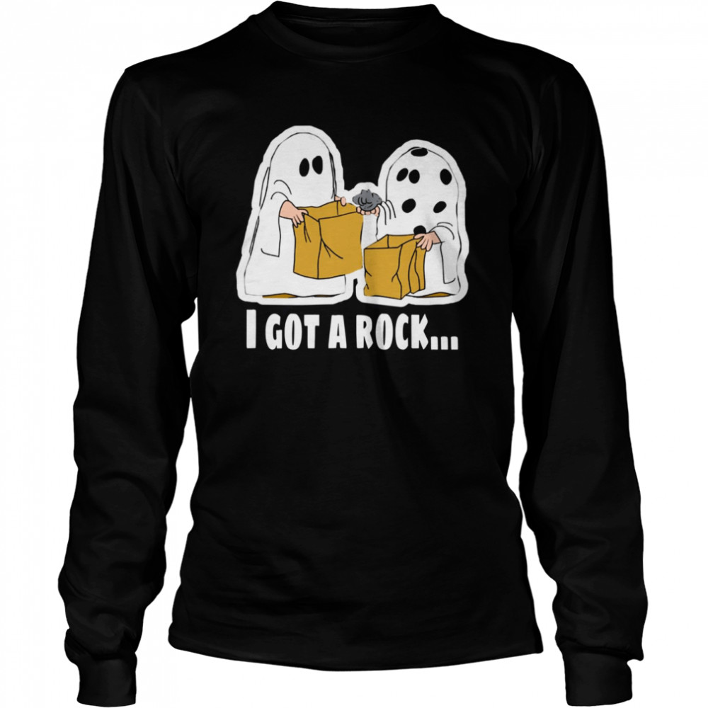 I Got A Rock Wghost Halloween shirt Long Sleeved T-shirt