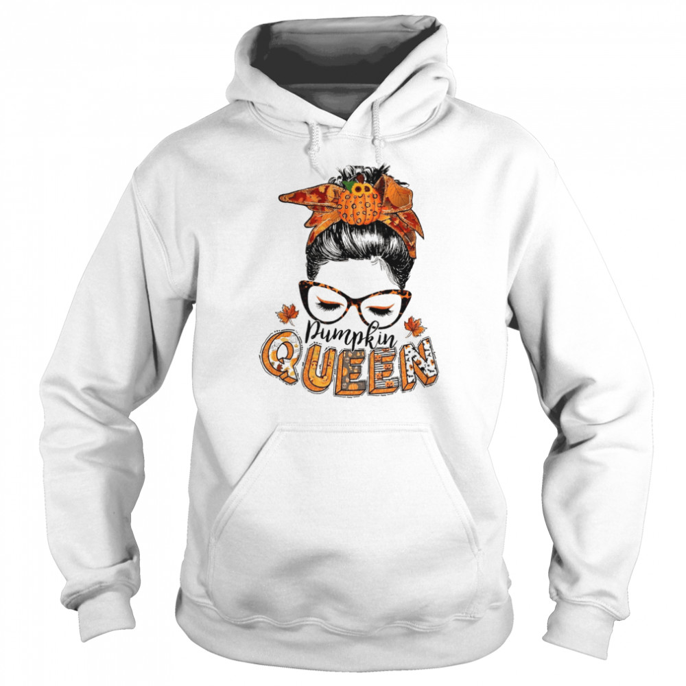 Pumpkin Queen Hallothankmas shirt Unisex Hoodie