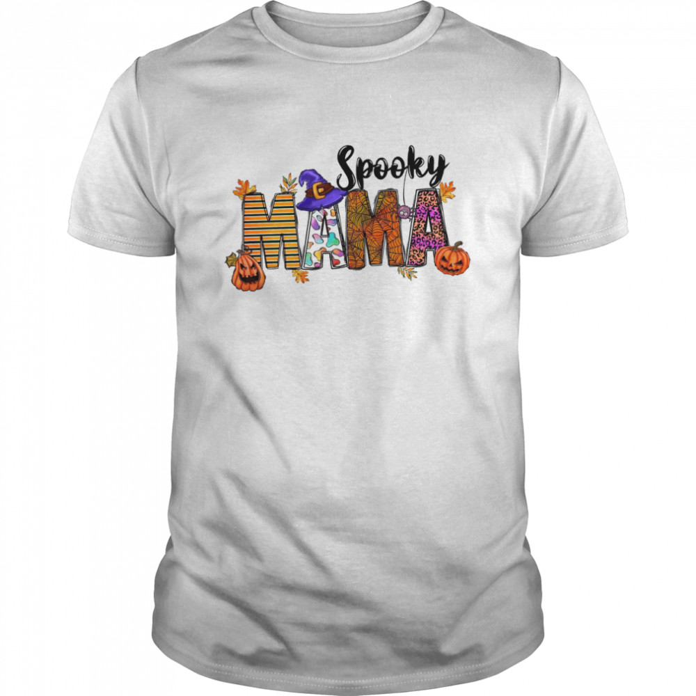 Spooky mama Halloween shirt Classic Men's T-shirt