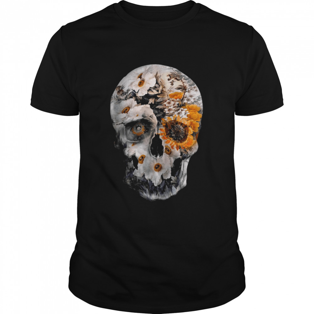 Flowery Skull Still Life shirt