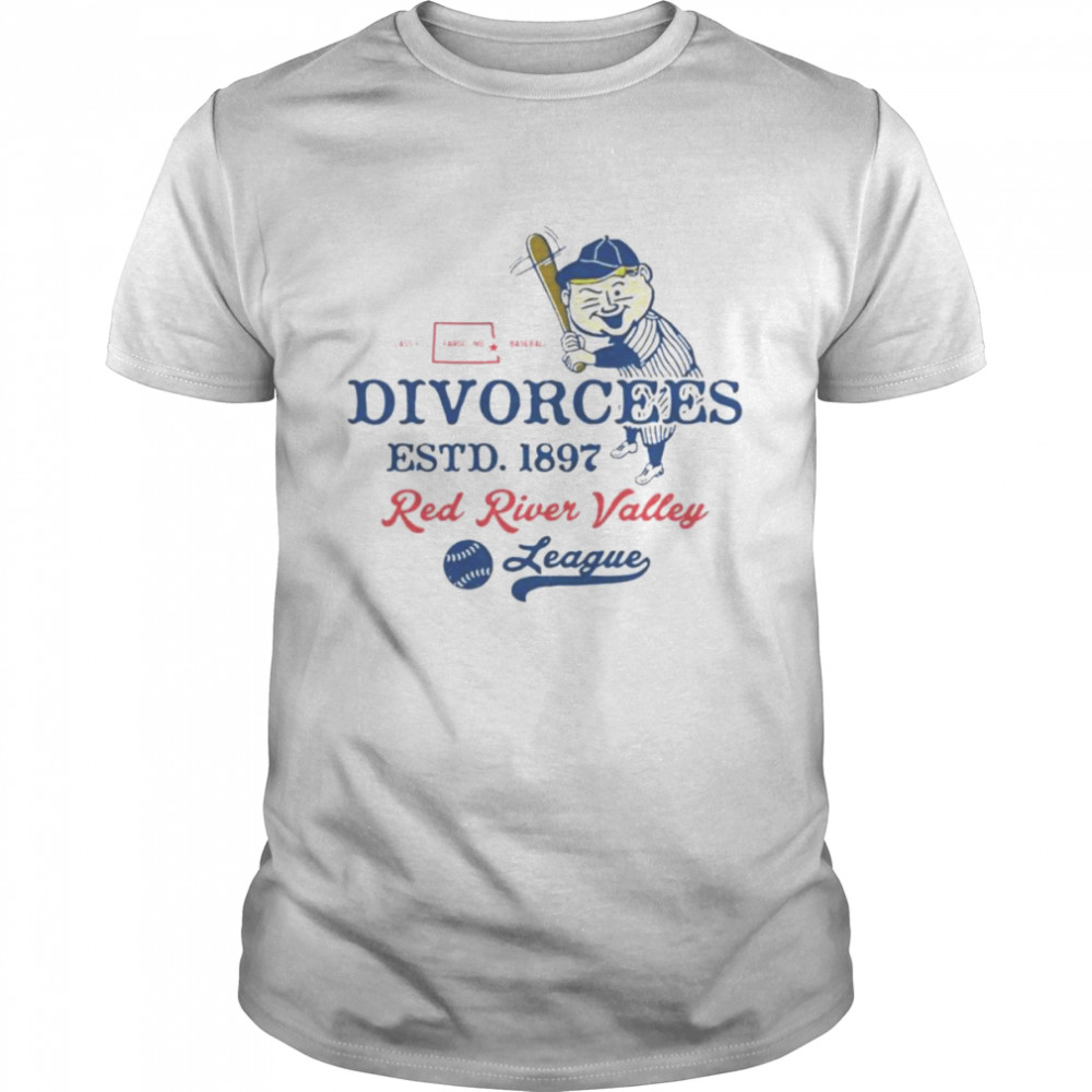 Fargo Divorcees North Dakota Vintage Defunct Baseball Teams shirt Classic Men's T-shirt