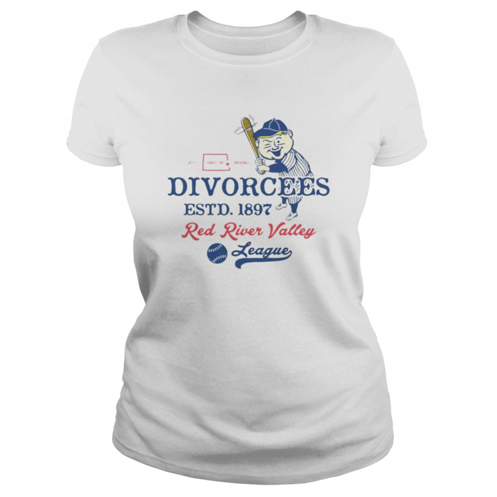 White Label Mfg Fargo Divorcees - North Dakota - Vintage Defunct Baseball Teams - Unisex T-Shirt Light Blue / S