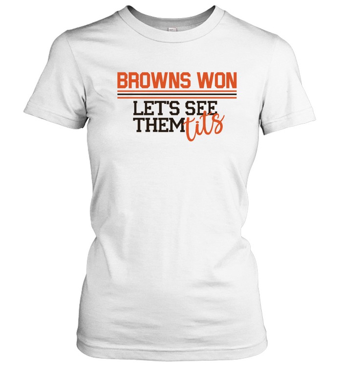 Junk Food clothing x NFL - cleveland Browns - Team Slogan - Mens and Womens  Short Sleeve Fan Shirt - Size X-Small