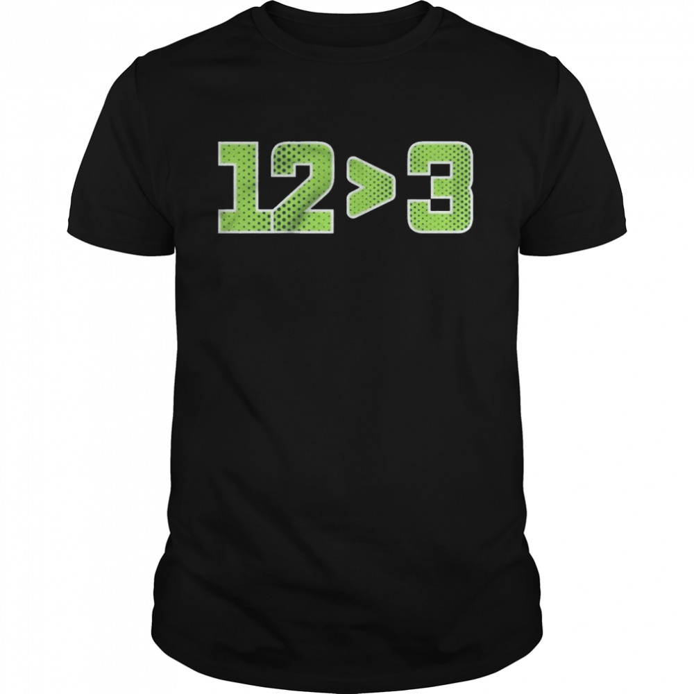 12 More Than 3 Seattle Football Classic Men's T-shirt