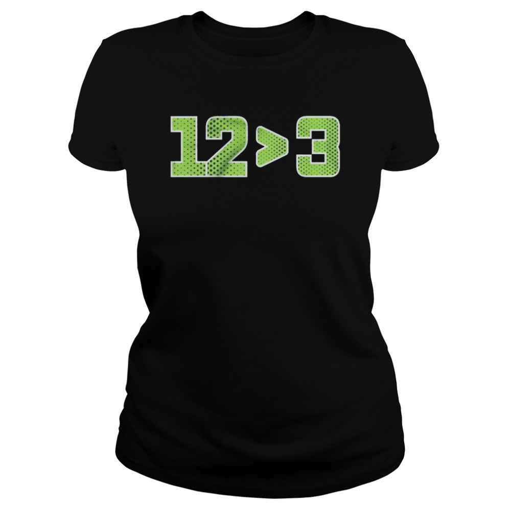 12 More Than 3 Seattle Football Classic Women's T-shirt