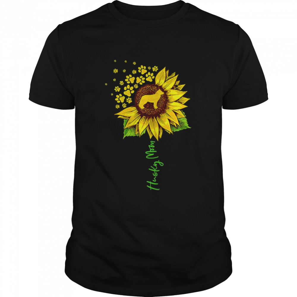 Husky mom Sunflower shirt Classic Men's T-shirt