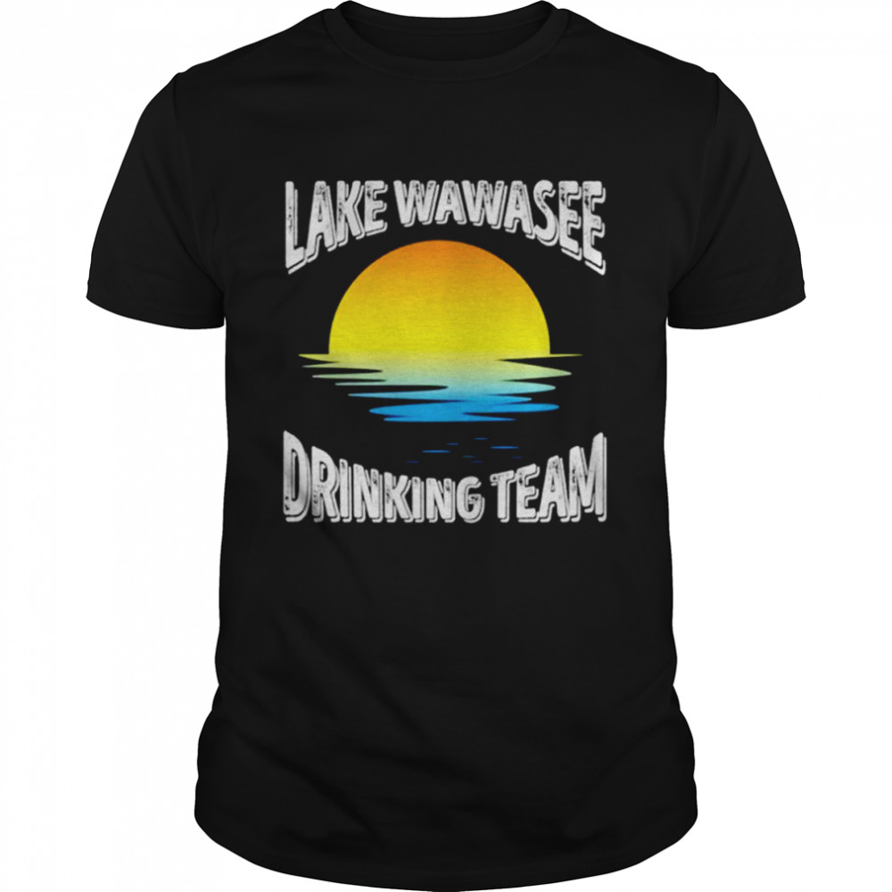 Lake wawasee drinking team T-shirt Classic Men's T-shirt