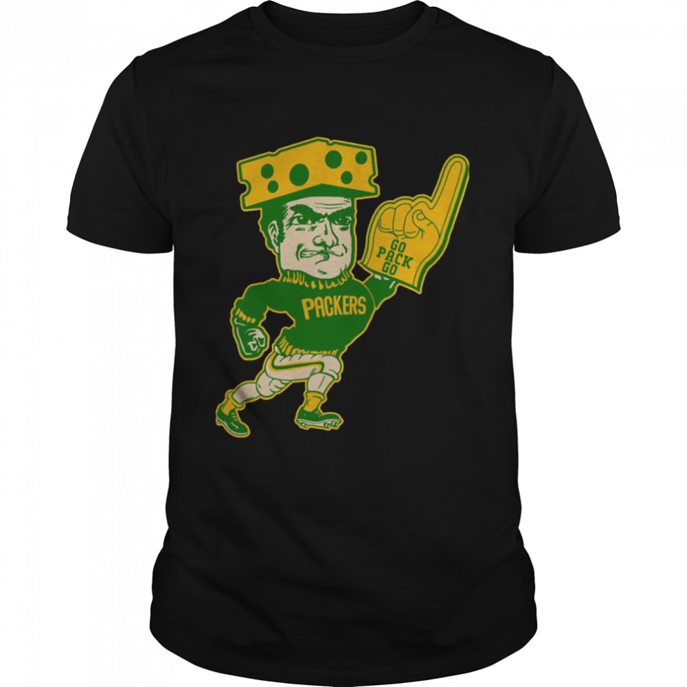 Retro Style Green Bay Packers Fan Go Pack Go shirt Classic Men's T-shirt