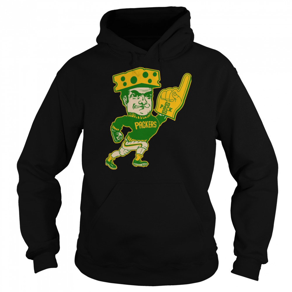 Retro Style Green Bay Packers Fan Go Pack Go shirt Unisex Hoodie